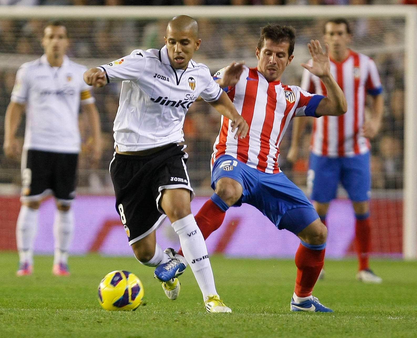  Sofiane Feghouli, durante un Valencia-Atlético de Madrid.