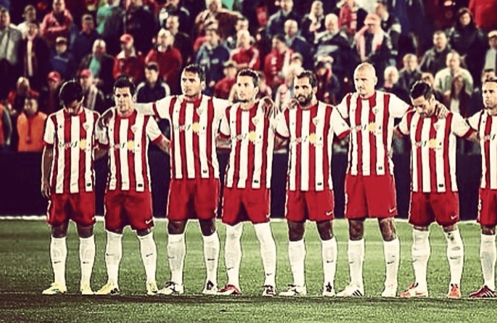  Suso (izquierda) y Miguel Ángel Corona (derecha), antes de un partido con la UD Almería (Foto: I