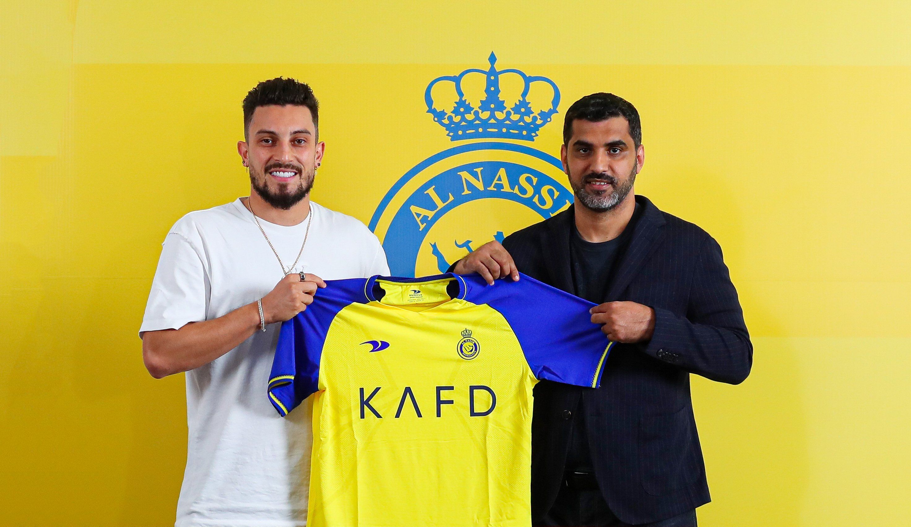 Telles, con su nuevo equipo (Foto: Al Nassr). 