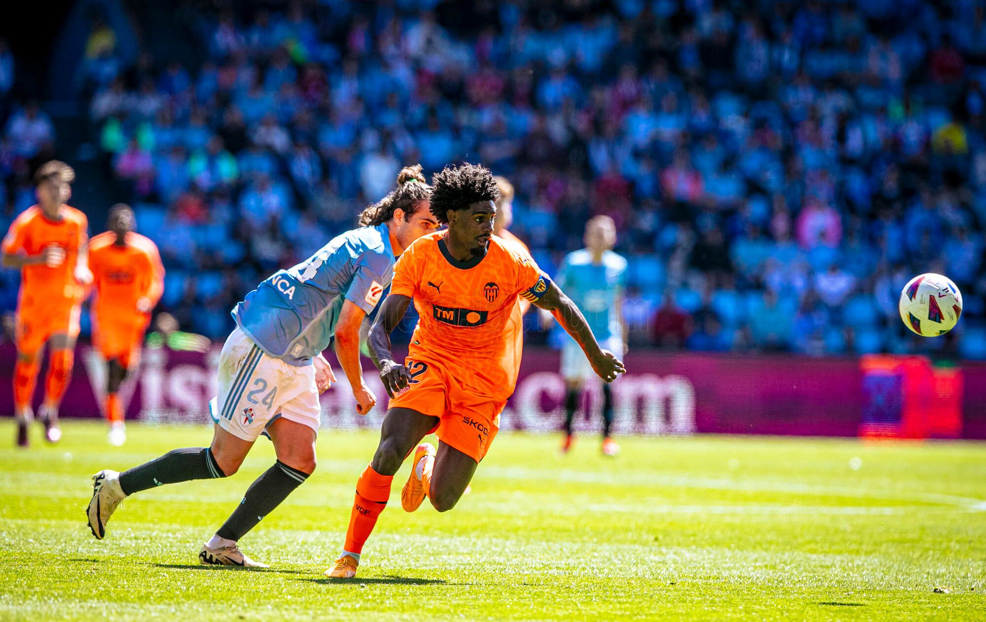 Thierry Correia, ante el Celta de Vigo (Foto: Valencia CF).
