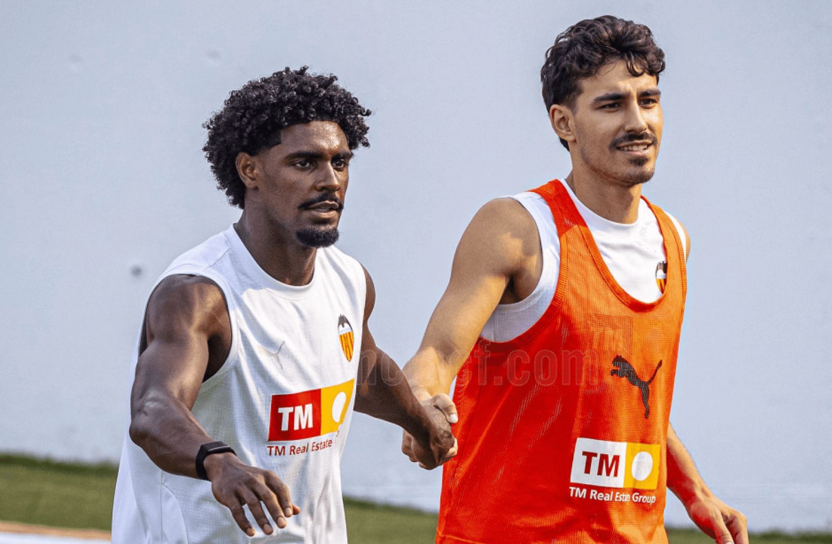  Thierry y André Almeida entrenando