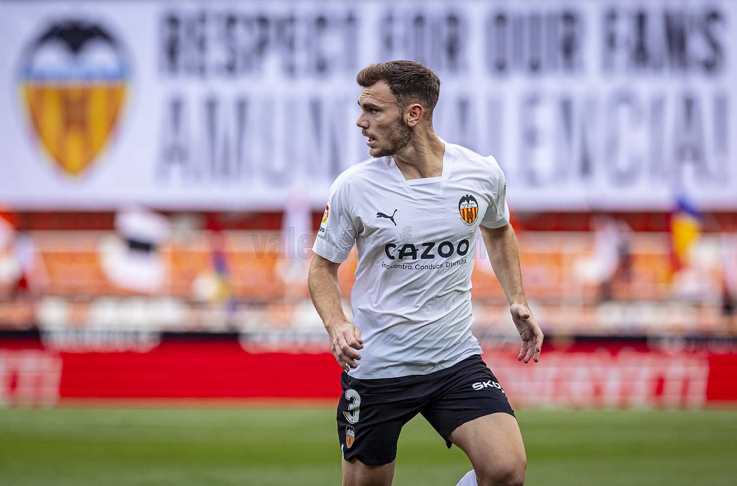 Toni Lato, ante el RCD Espanyol (Foto: Valencia CF).