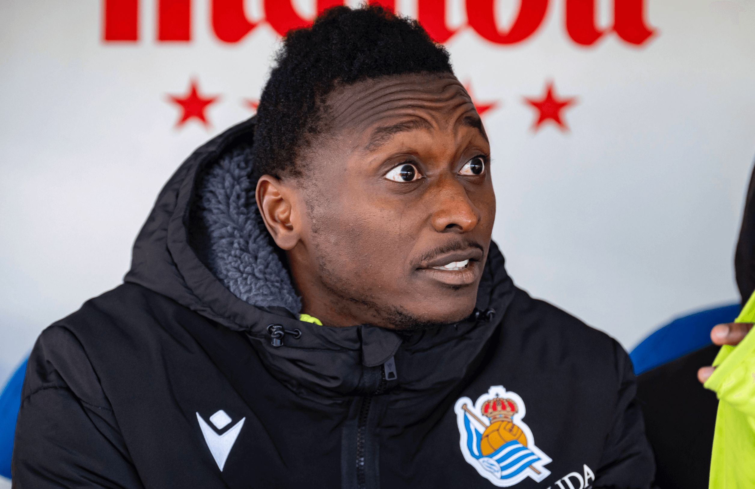 Sadiq Umar, con la Real Sociedad.