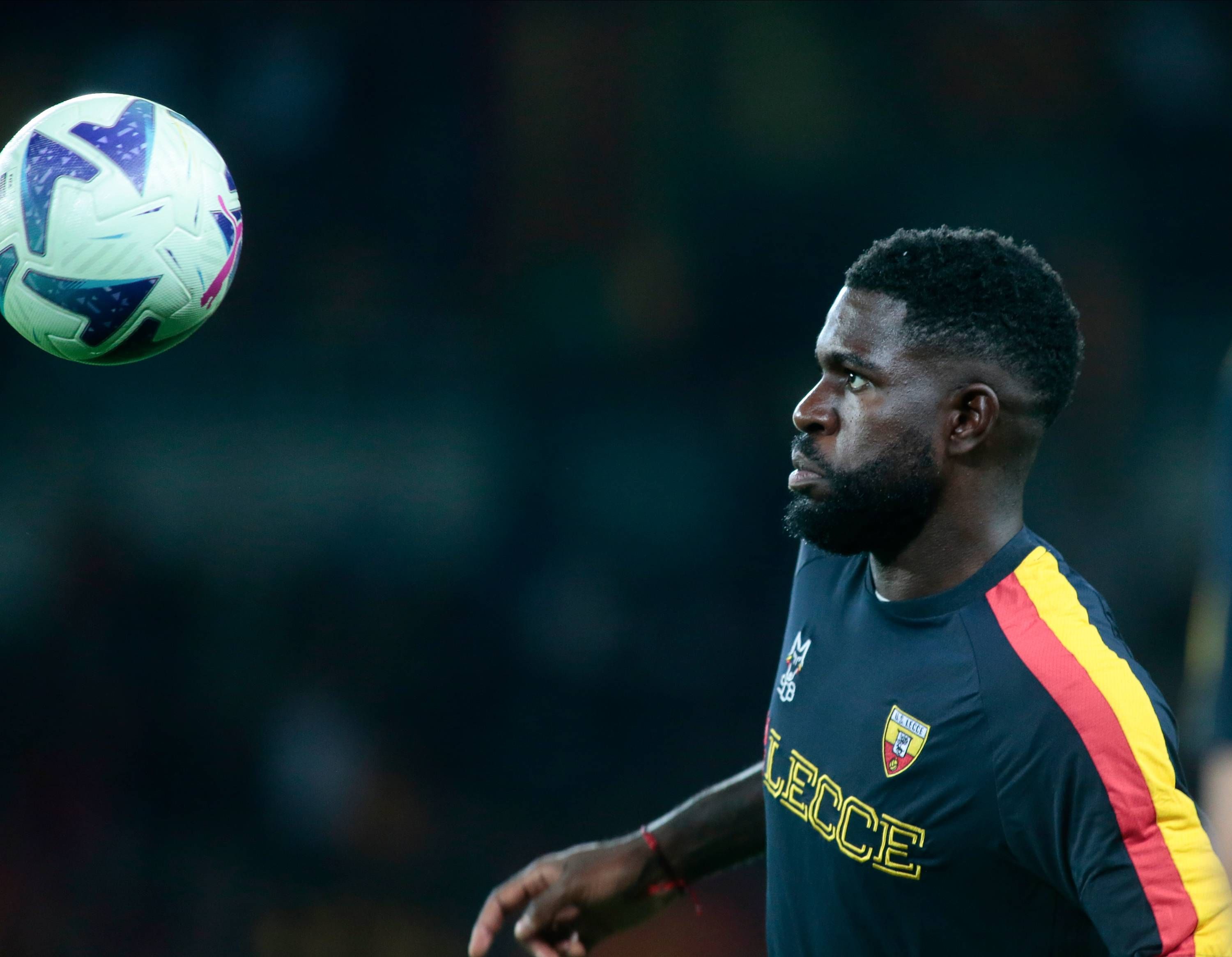  Samuel Umtiti, en el Lecce.