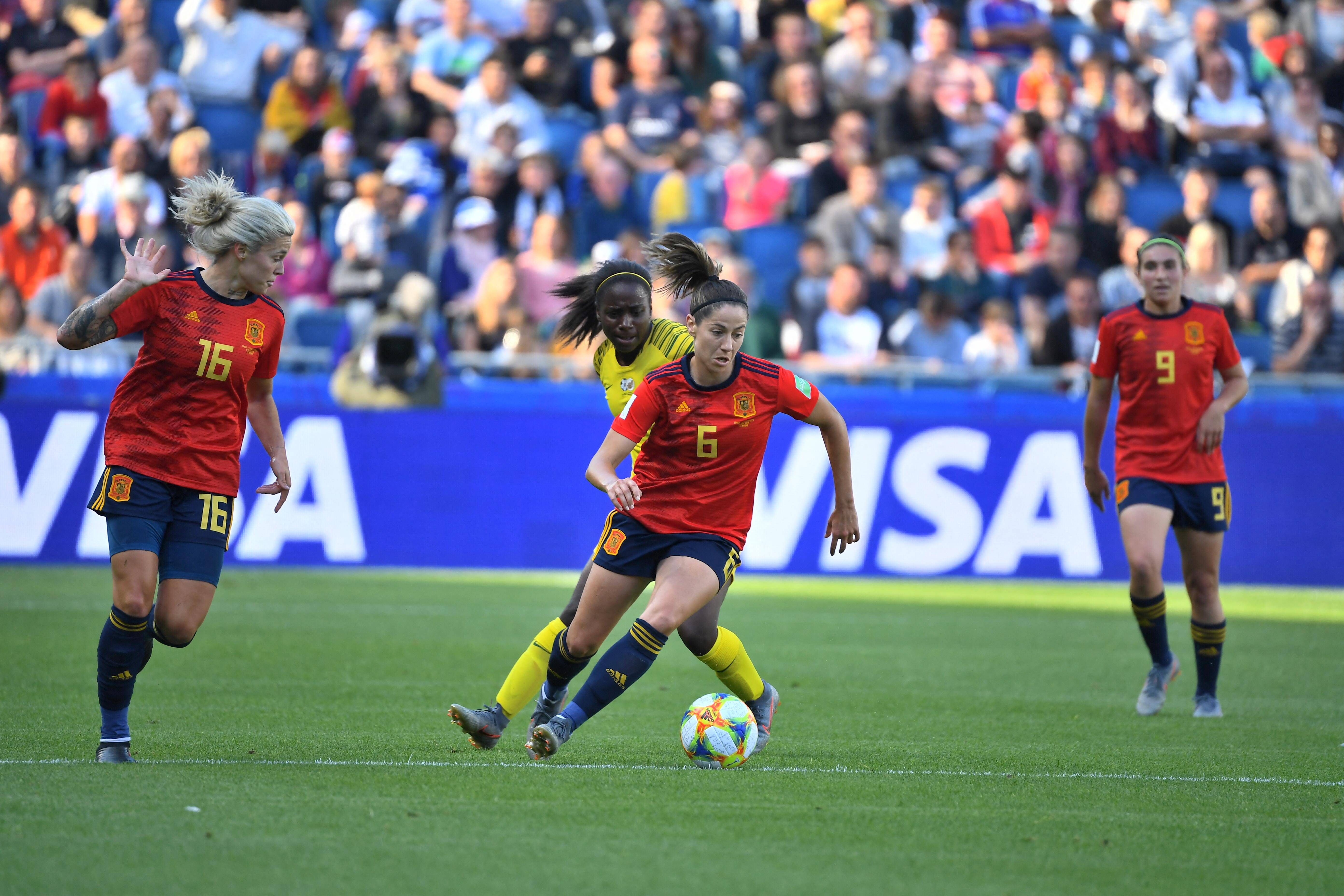  Vicky Losada, en un partido con España en el Mundial 2019.