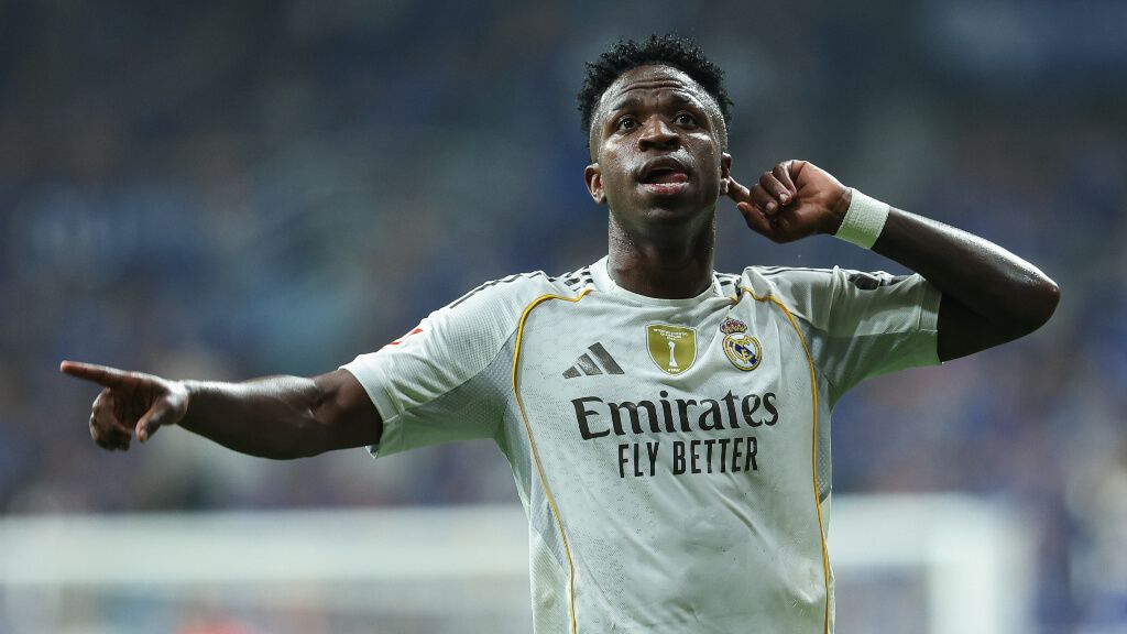 Vinicius en un partido con el Real Madrid (Europa Press)