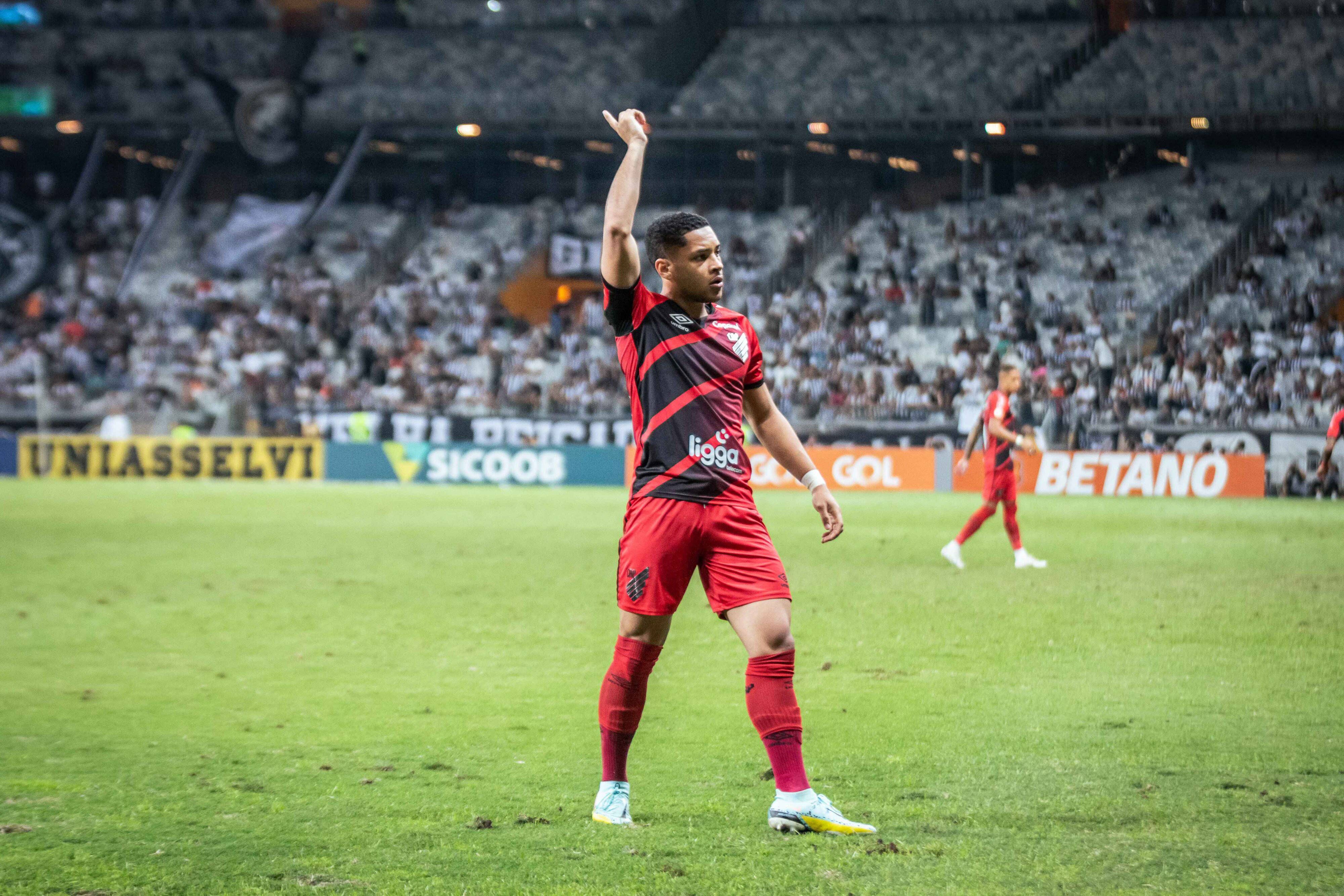 Vítor Roque, con el Atletico Paranaense. Fuente: Cordon Press