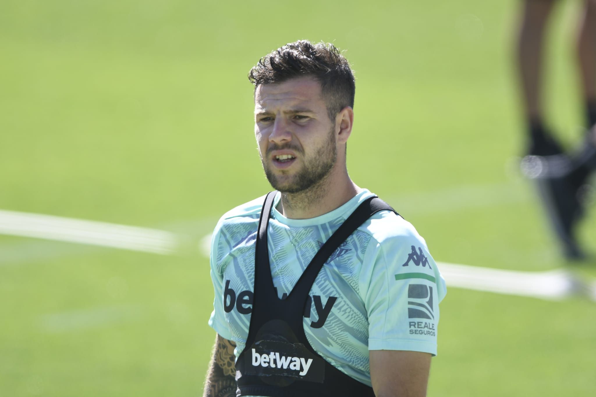 Aitor Ruibal, en el entrenamiento (Foto: Kiko Hurtado).