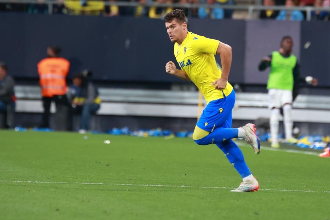 Jorge Meré, en el Cádiz - Real Madrid (Foto: Cristo García).