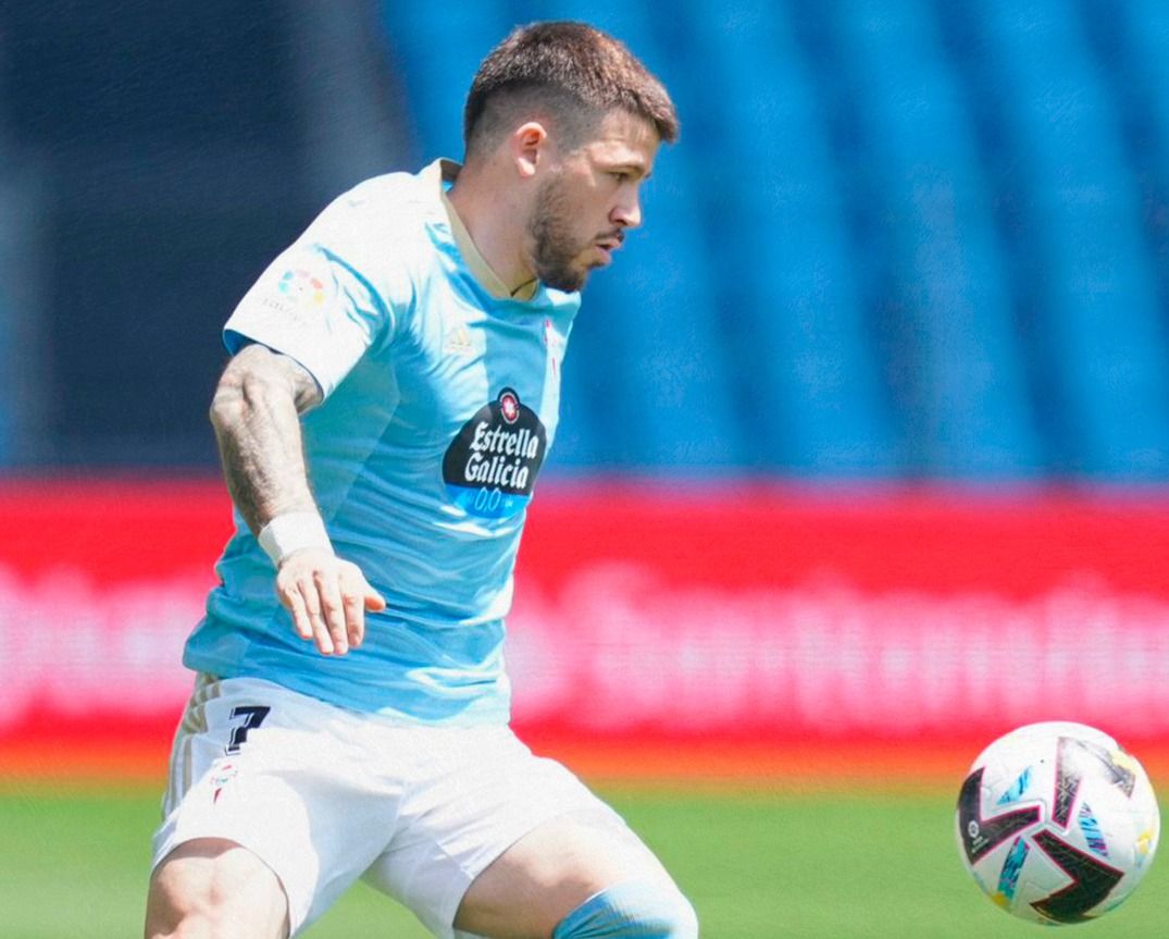 Carles Pérez, ante el Valencia (Foto: RC Celta).