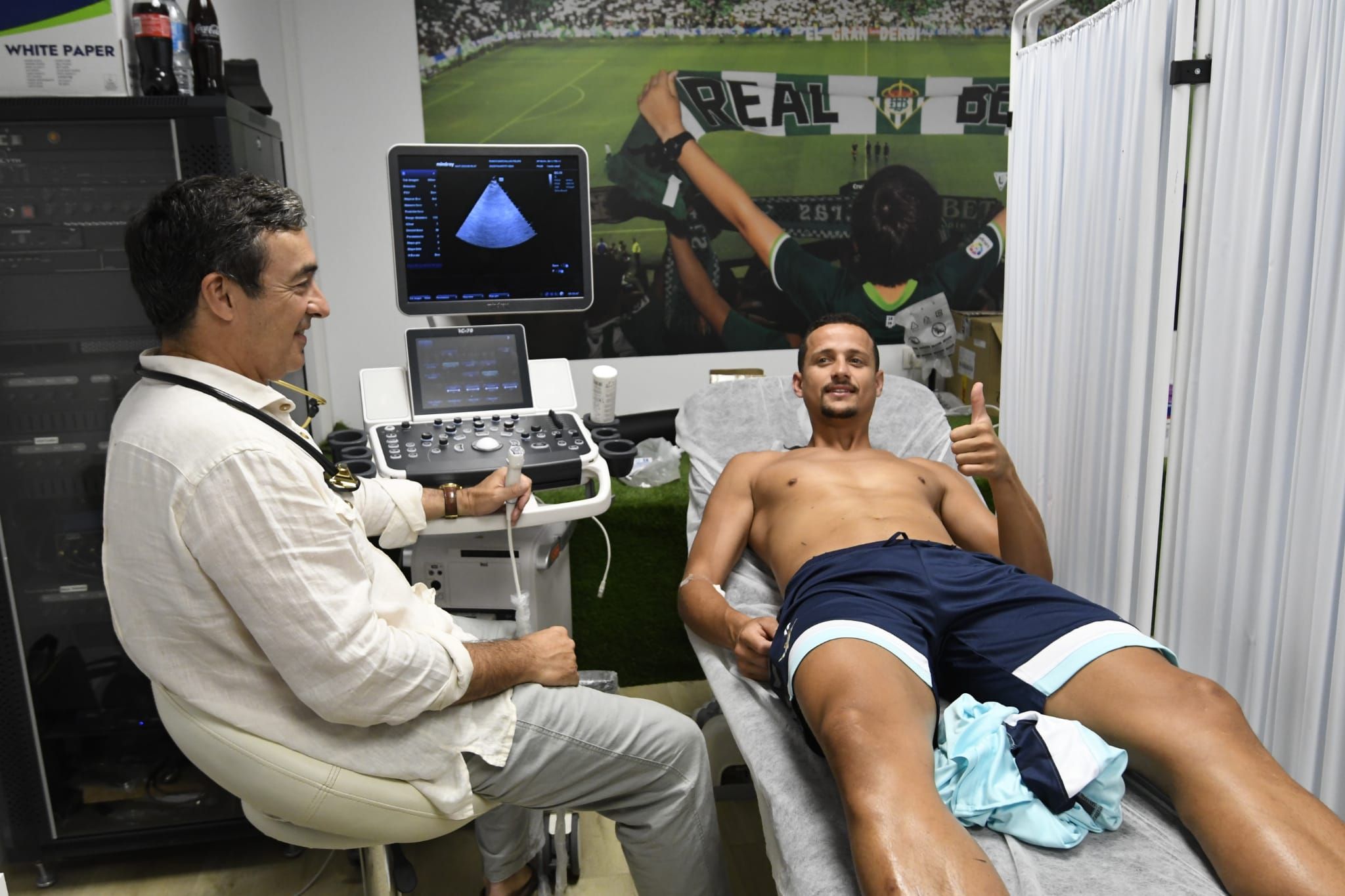 Luiz Felipe, durante la primera jornada de reconocimientos (Foto: Kiko Hurtado).