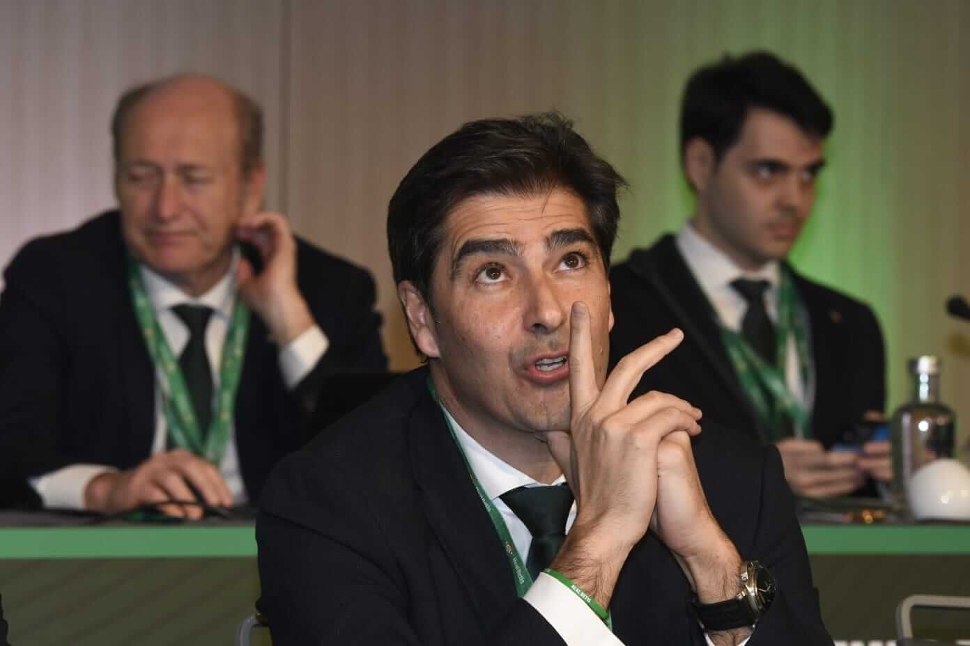  Ángel Haro, en la Junta del Betis 2024.