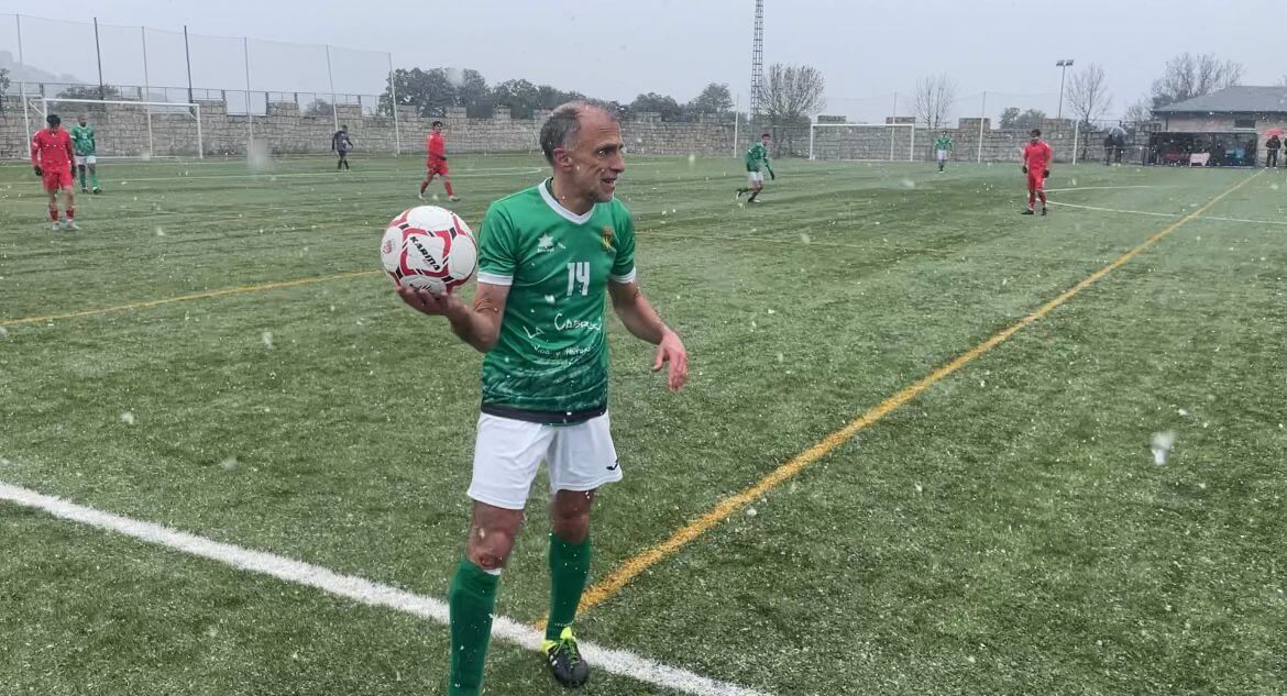 Osvaldo, en una acción con la Cabrera