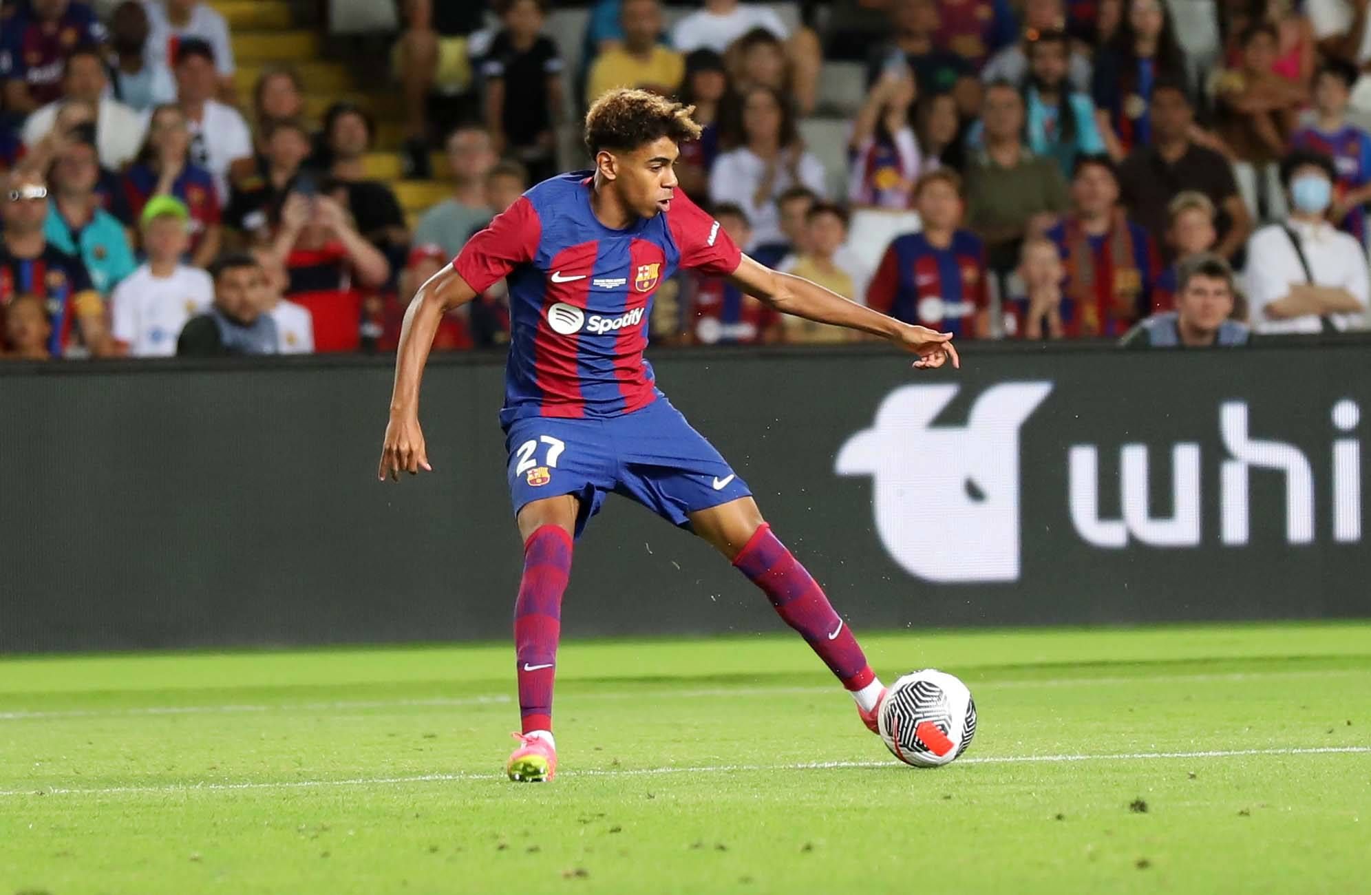Lamine Yamal, en el Joan Gamper (Foto: Cordon Press).
