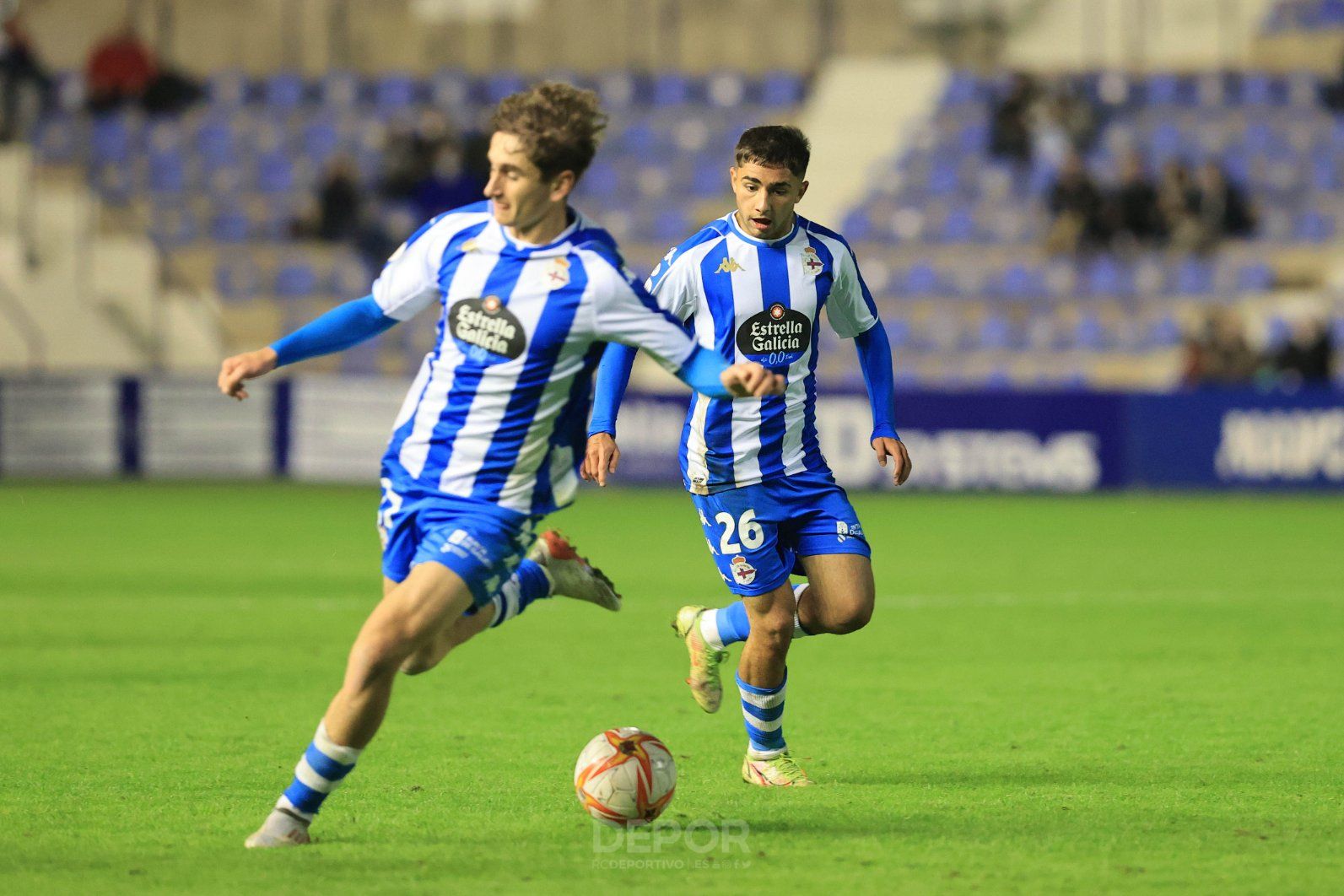 Los canteranos Yeremay y Noel en La Condomina (Foto: RCD).
