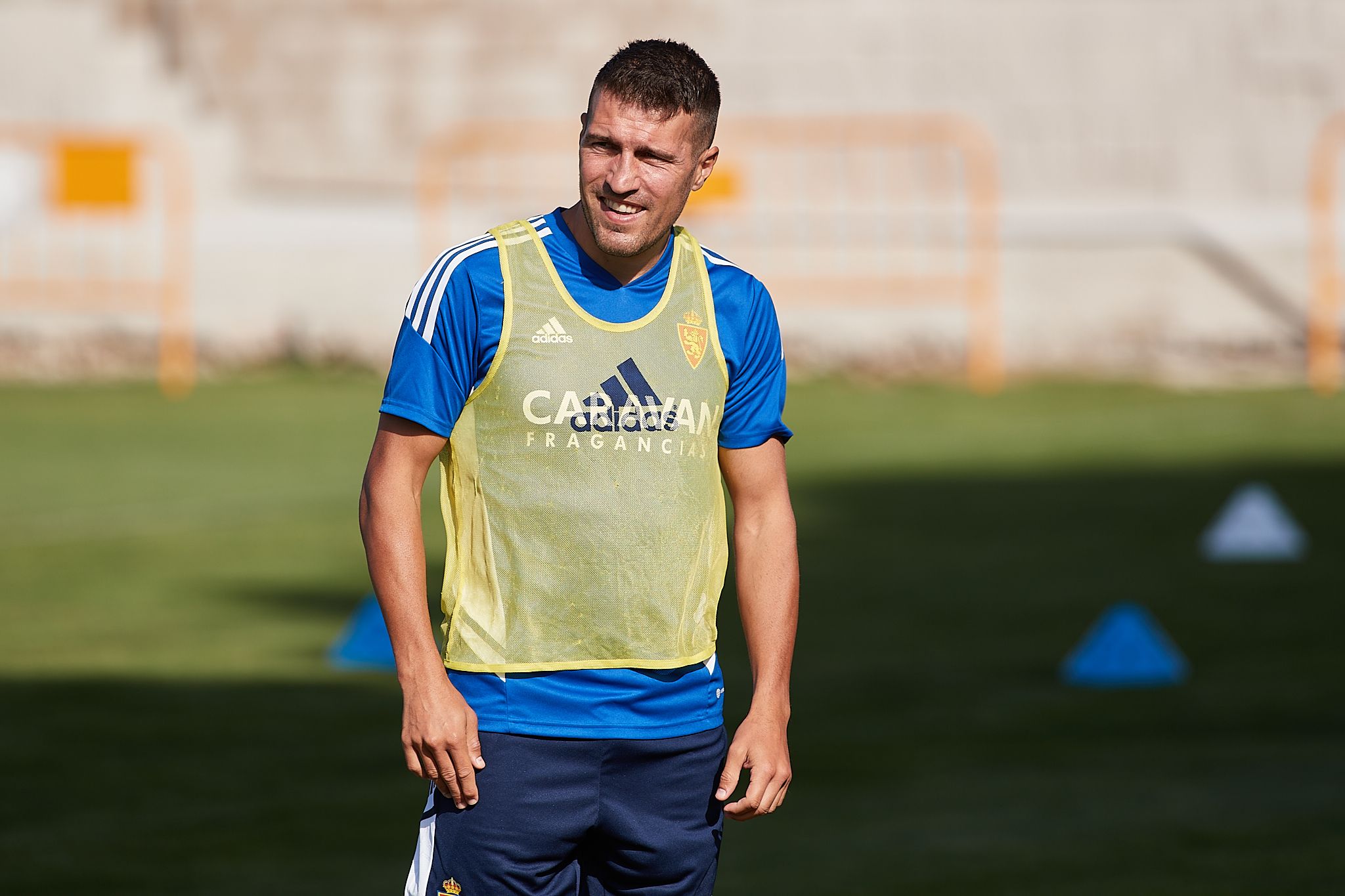 Alberto Zapater en un entrenamiento.