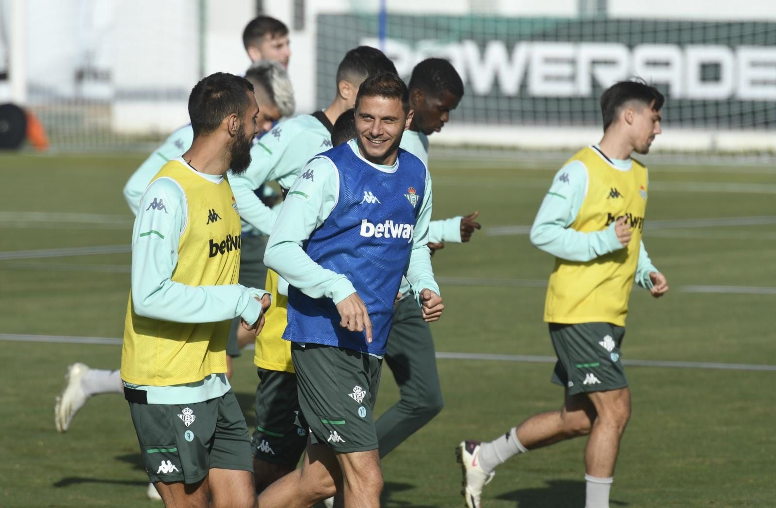  Joaquín, en un entrenamiento de la presente temporada.
