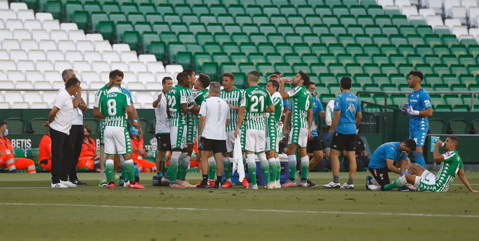  Imagen del Betis ante Osasuna.