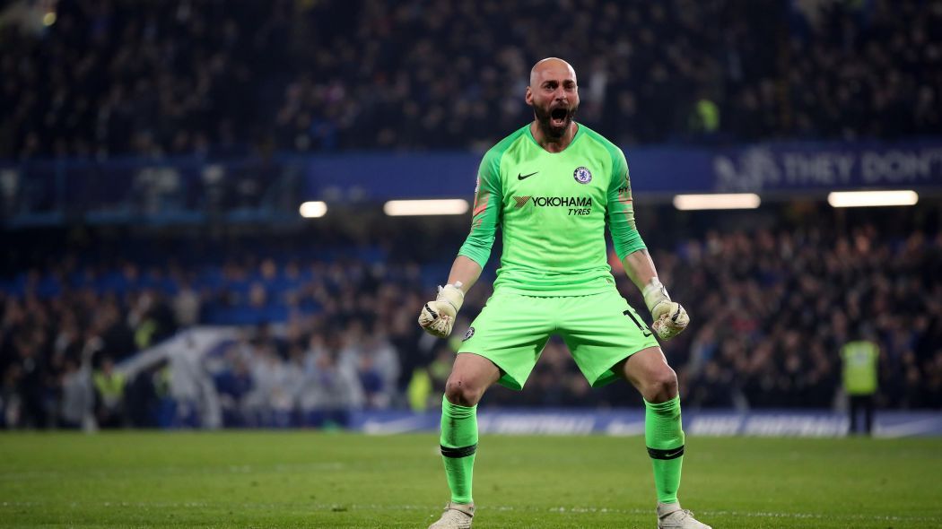  Willy, en un partido con el Chelsea.