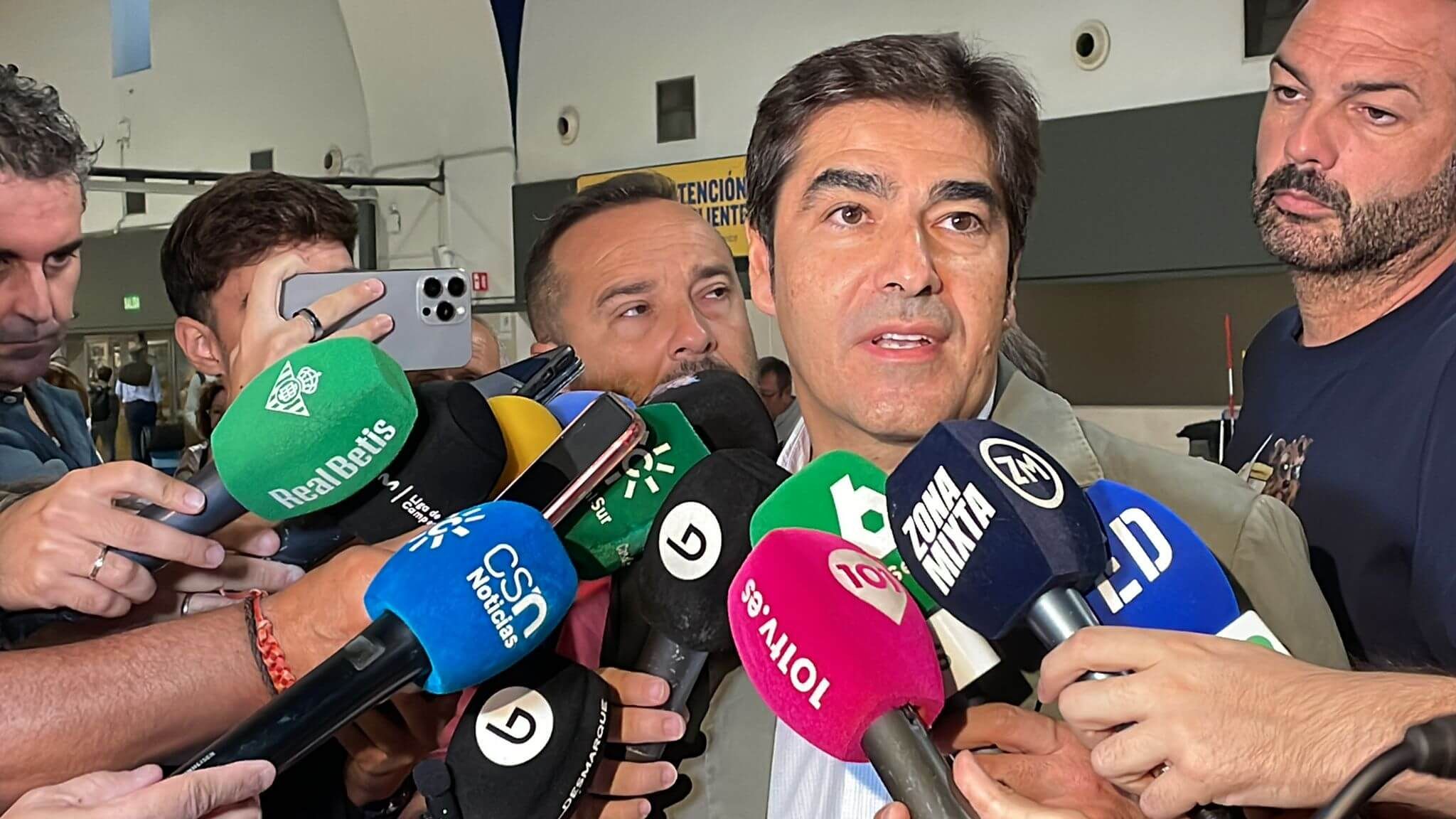  Ángel Haro, presidente del Real Betis (foto: Kiko Hurtado).
