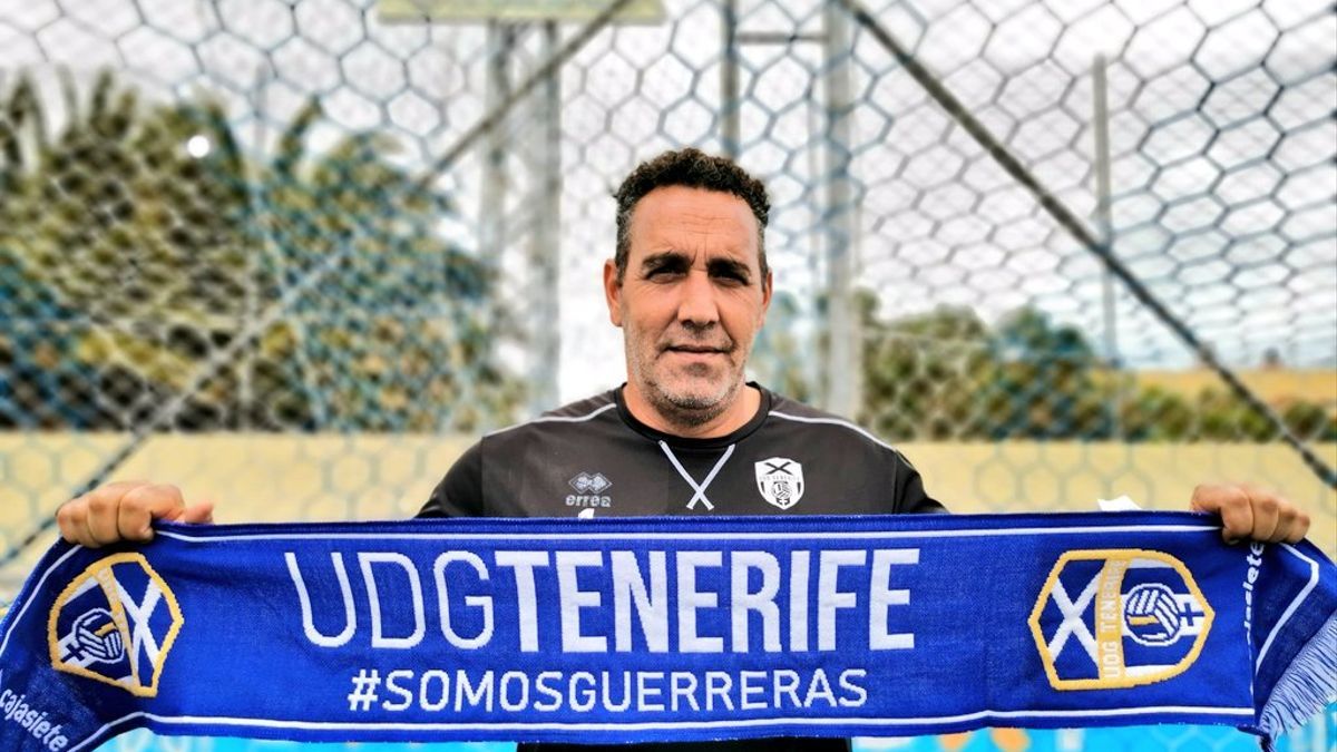 Francis Díaz, en su etapa en el UDG Tenerife.