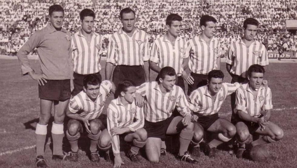  El Betis que ganó en el Sánchez-Pizjuán en 1958.