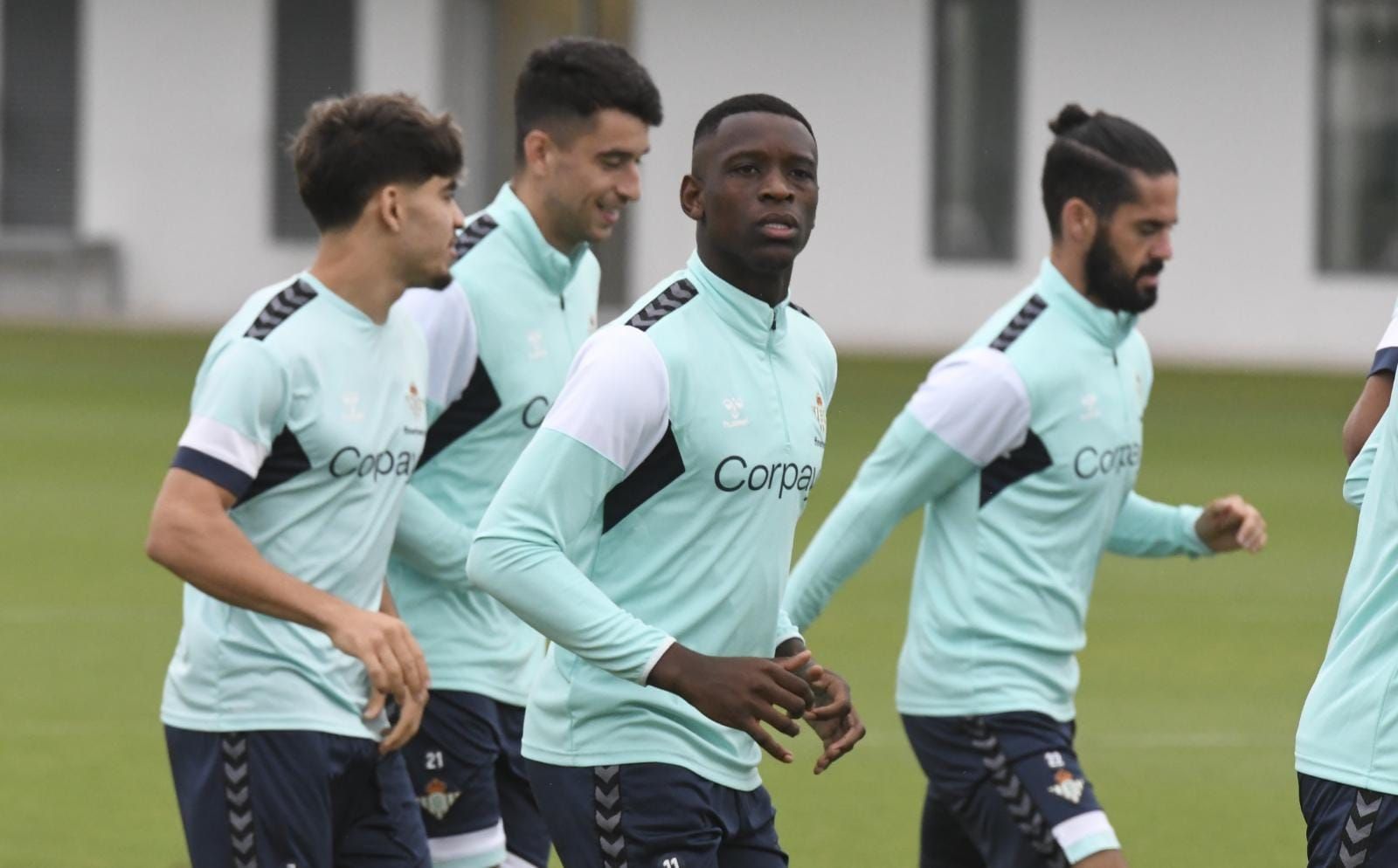  Luiz Henrique, en la sesión del Betis de este viernes