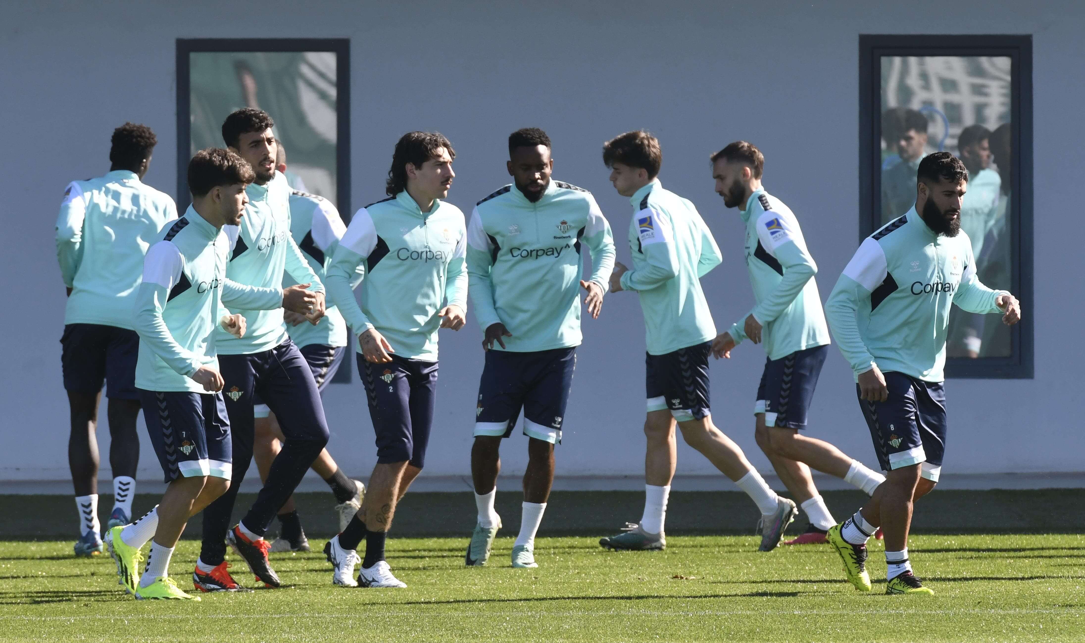  Imagen del entrenamiento del Real Betis (foto: Kiko Hurtado).