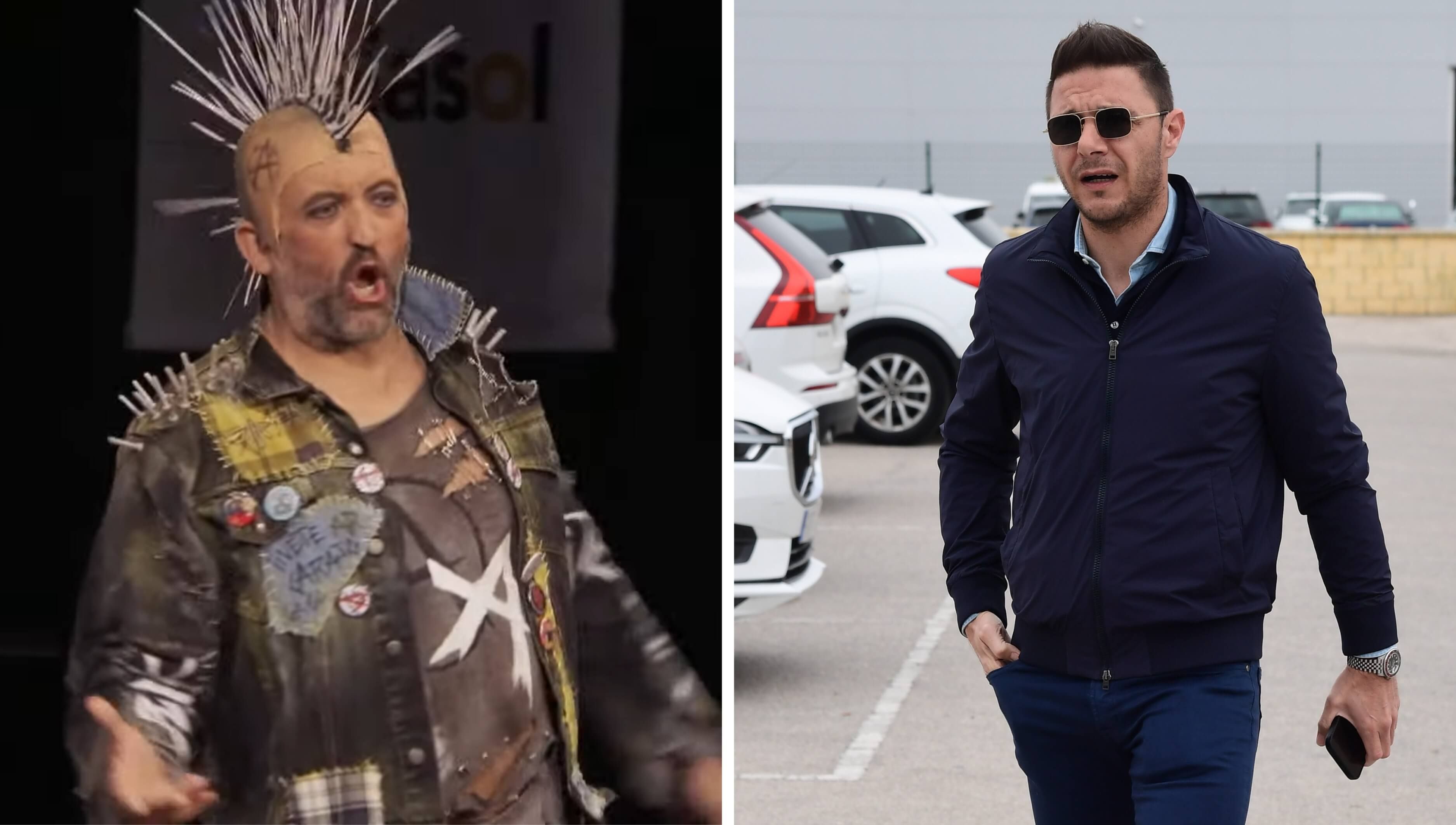  A la izquierda, Ángel Gago; A la derecha, Joaquín.