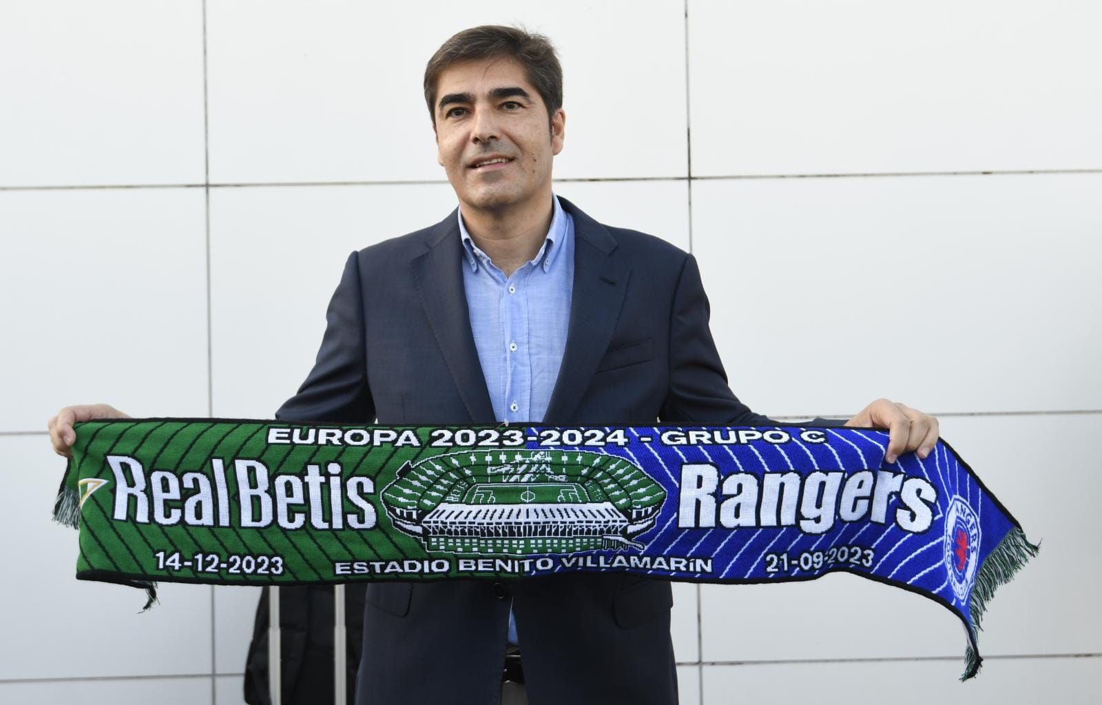 Ángel Haro, antes de partir hacia Glasgow