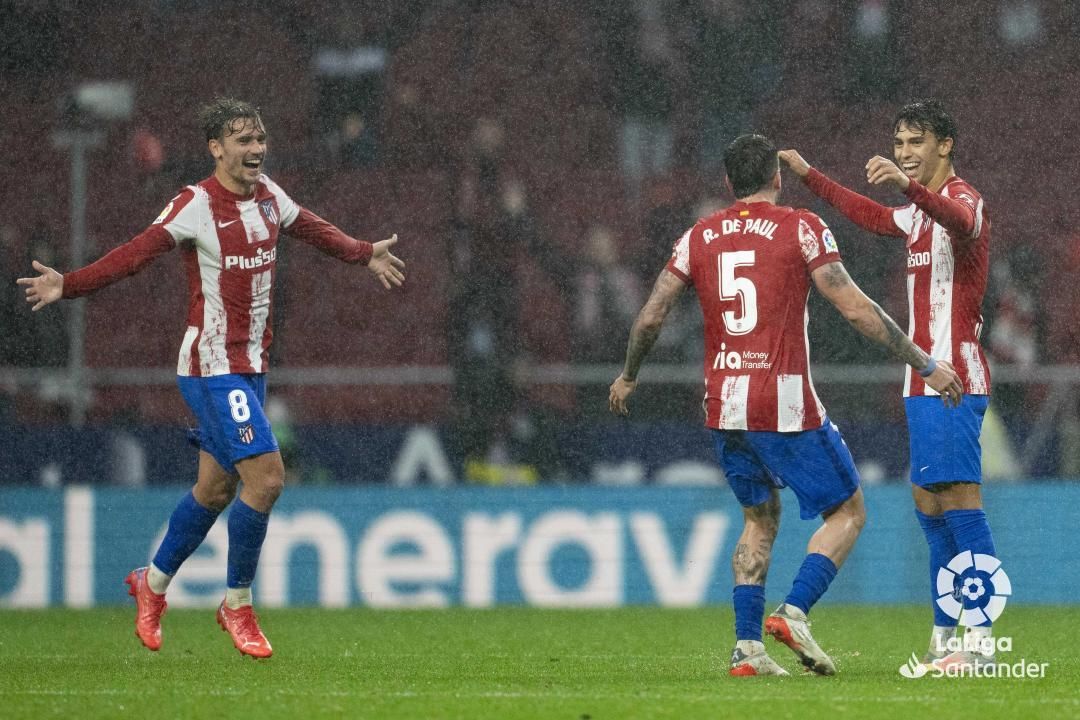  Celebración del gol de Joao Félix en el Atlético de Madrid-Betis.