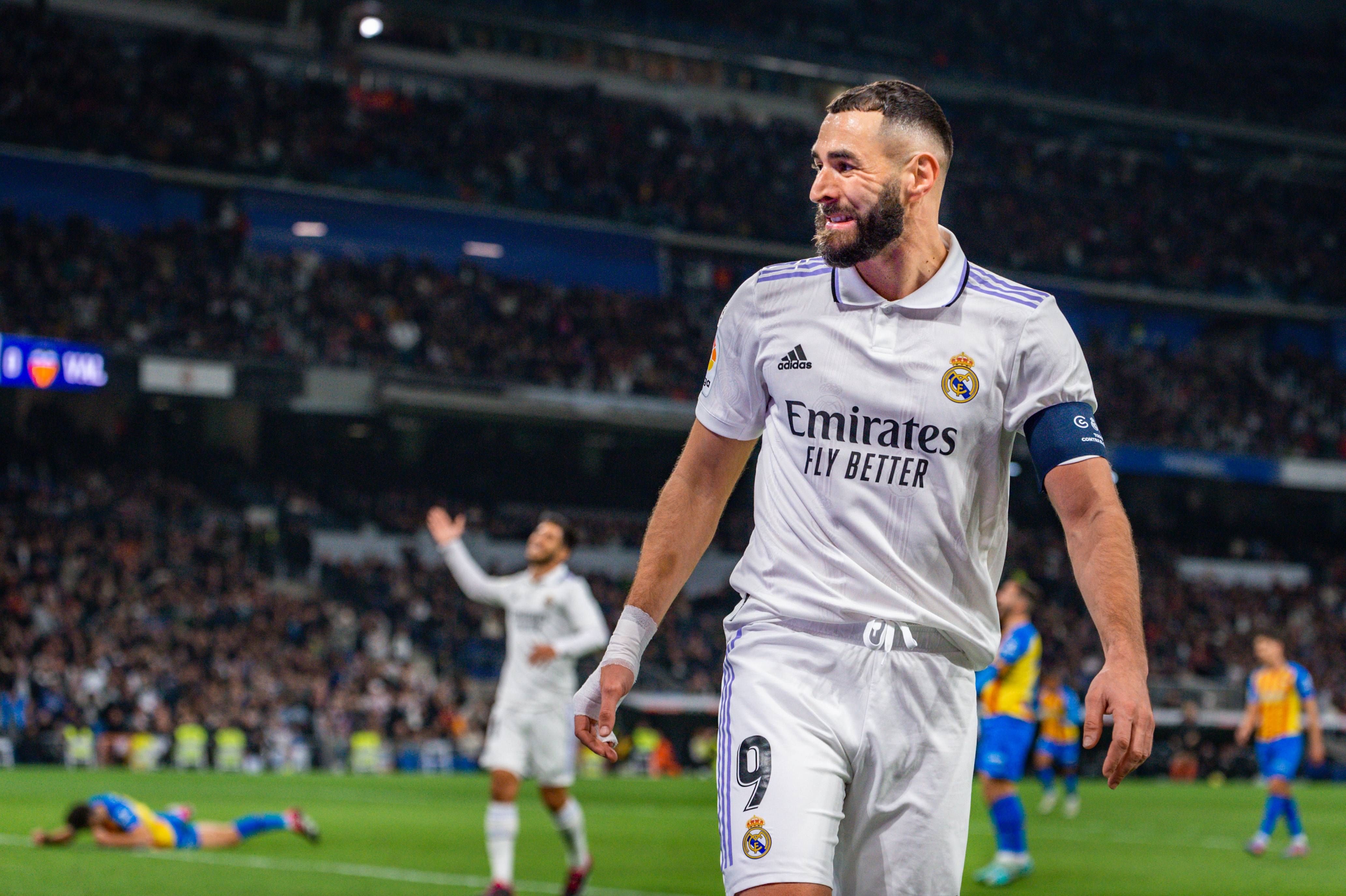 Karim Benzema, durante el Real Madrid-Valencia.