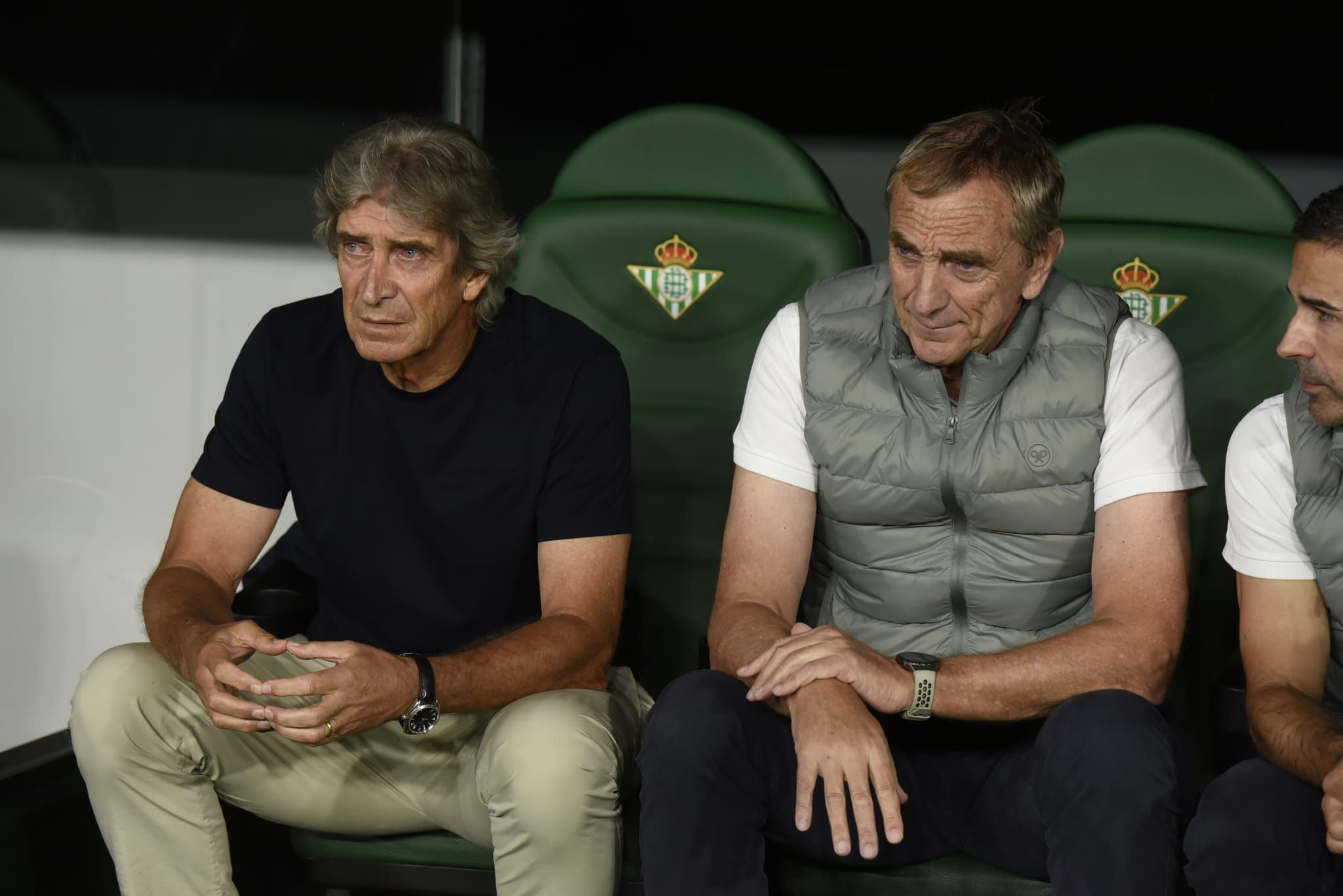  Pellegrini, en el Betis-Almería.