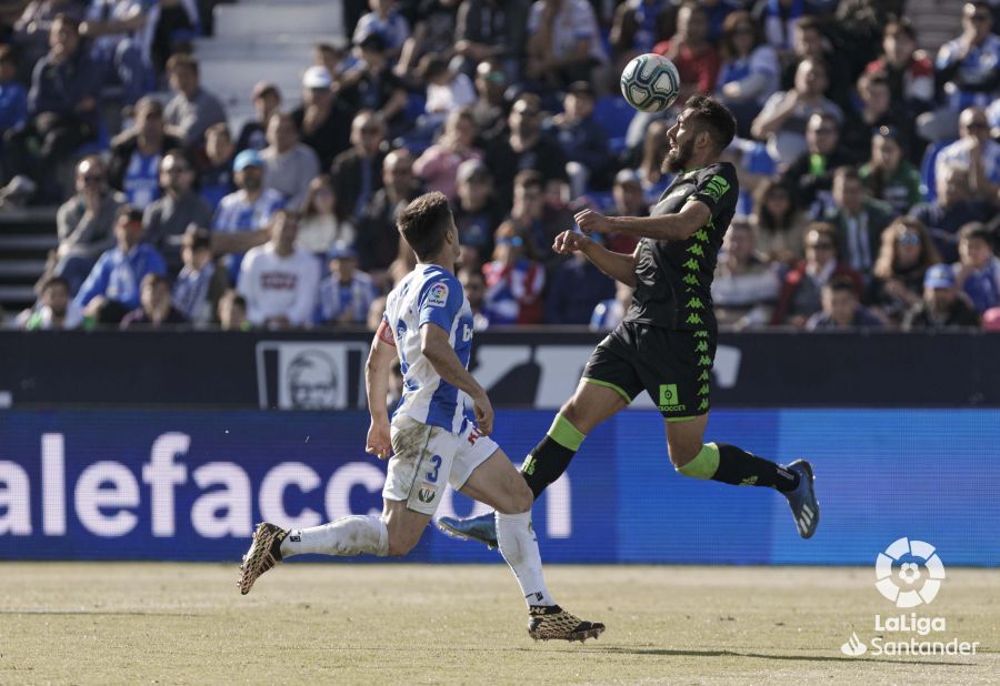 Borja Iglesias, ante el Leganés.