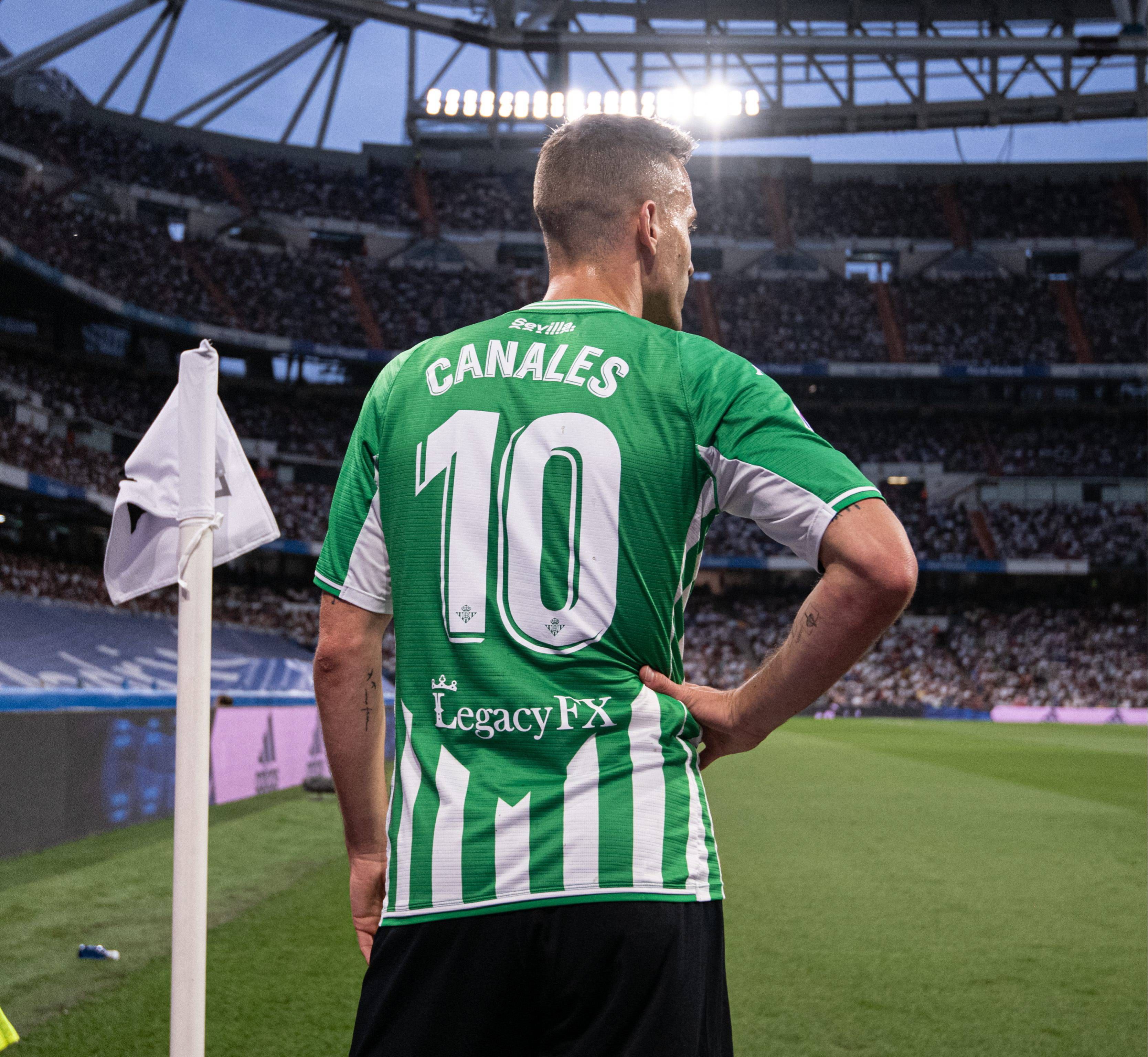 Canales ante el Real Madrid