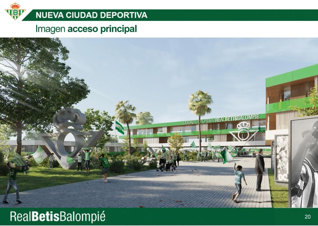  Boceto de la nueva Ciudad Deportiva del Betis.