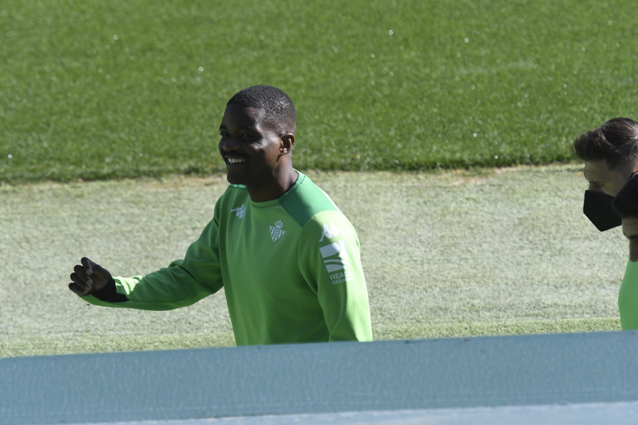  William Carvalho, en el entrenamiento del Betis (foto: Kiko Hurtado).