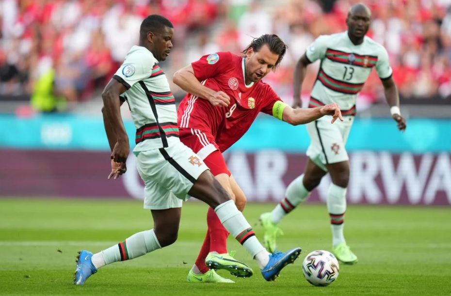  William Carvalho, en un partido de la Eurocopa 2020