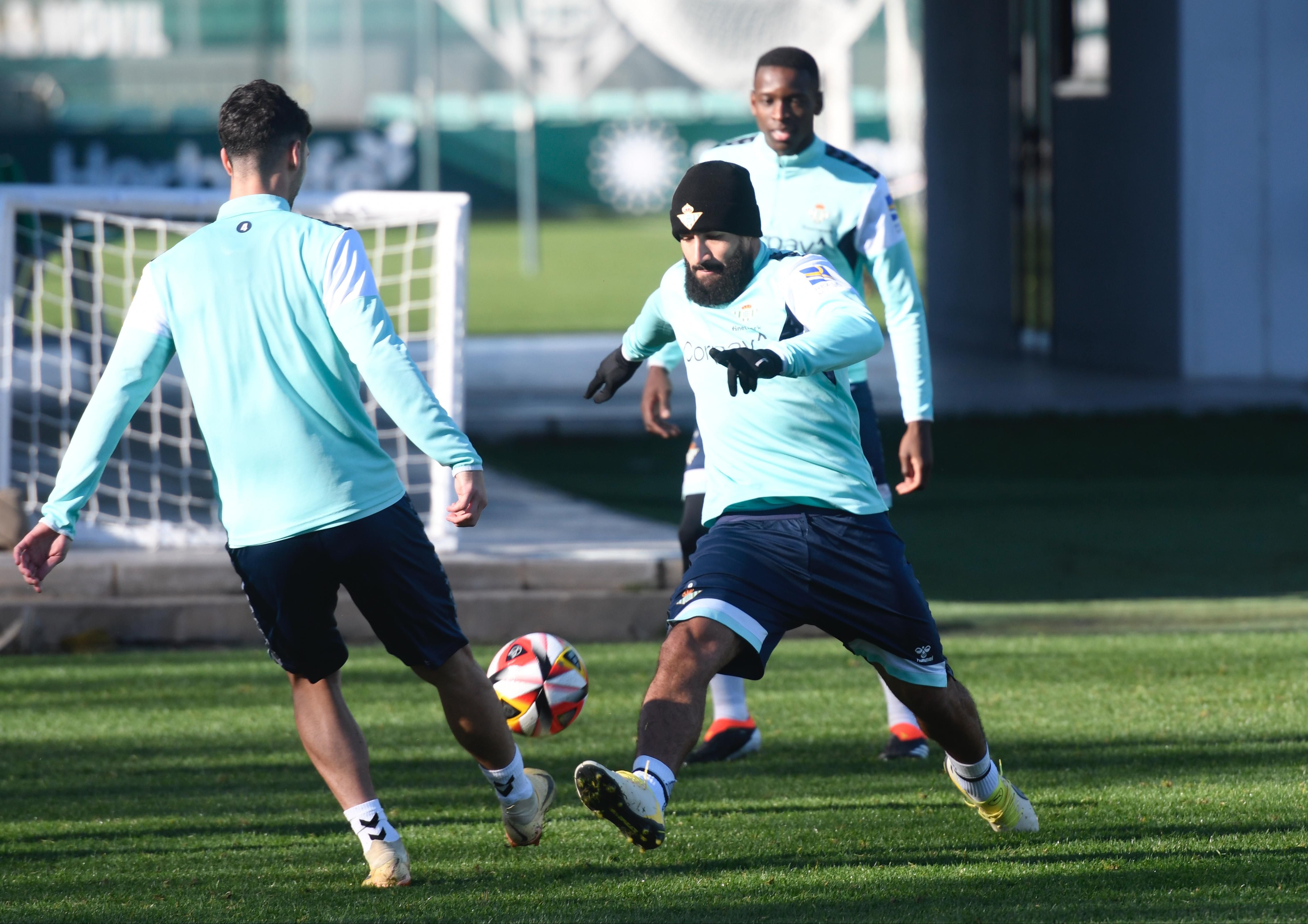  Nabil Fekir en el último entrenamiento del Real Betis (foto: Kiko Hurtado).