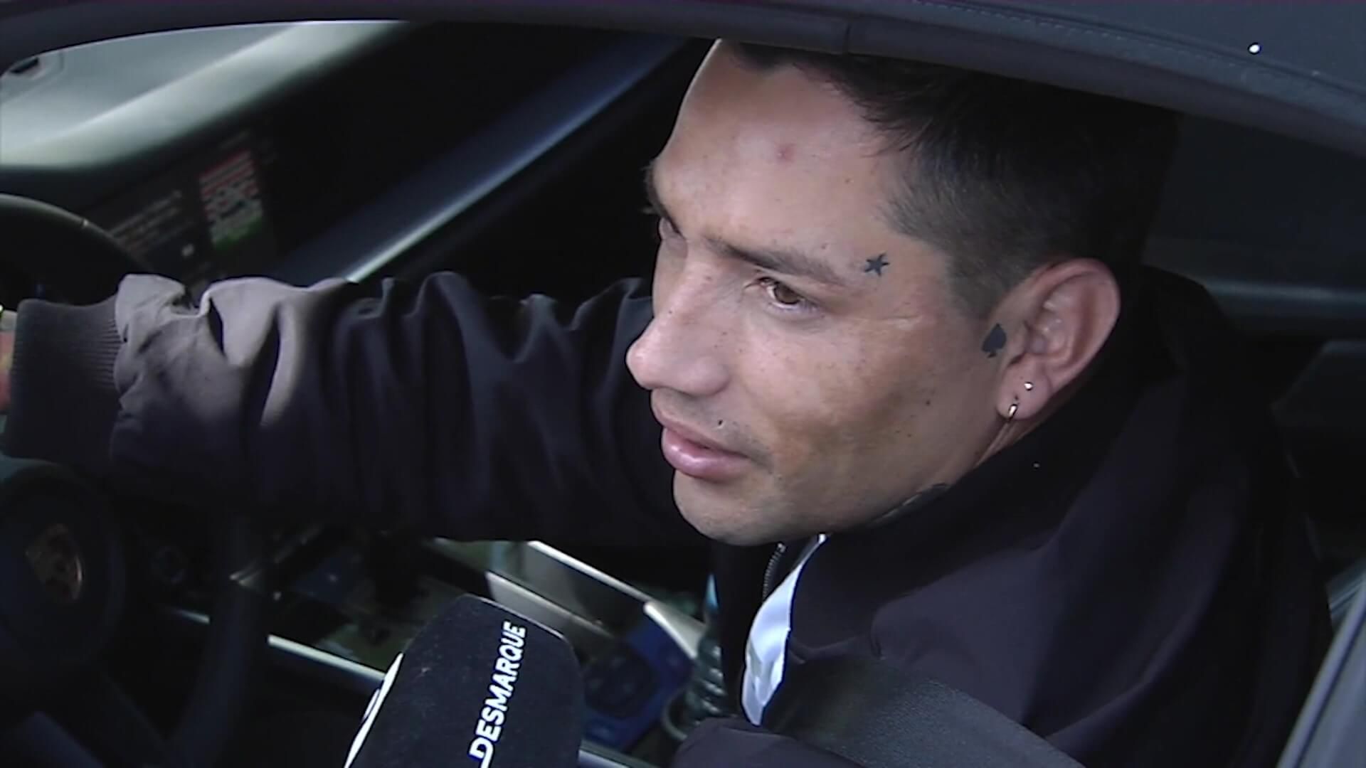 Declaraciones de Chimy Ávila a ElDesmarque, a la salida de la ciudad deportiva.