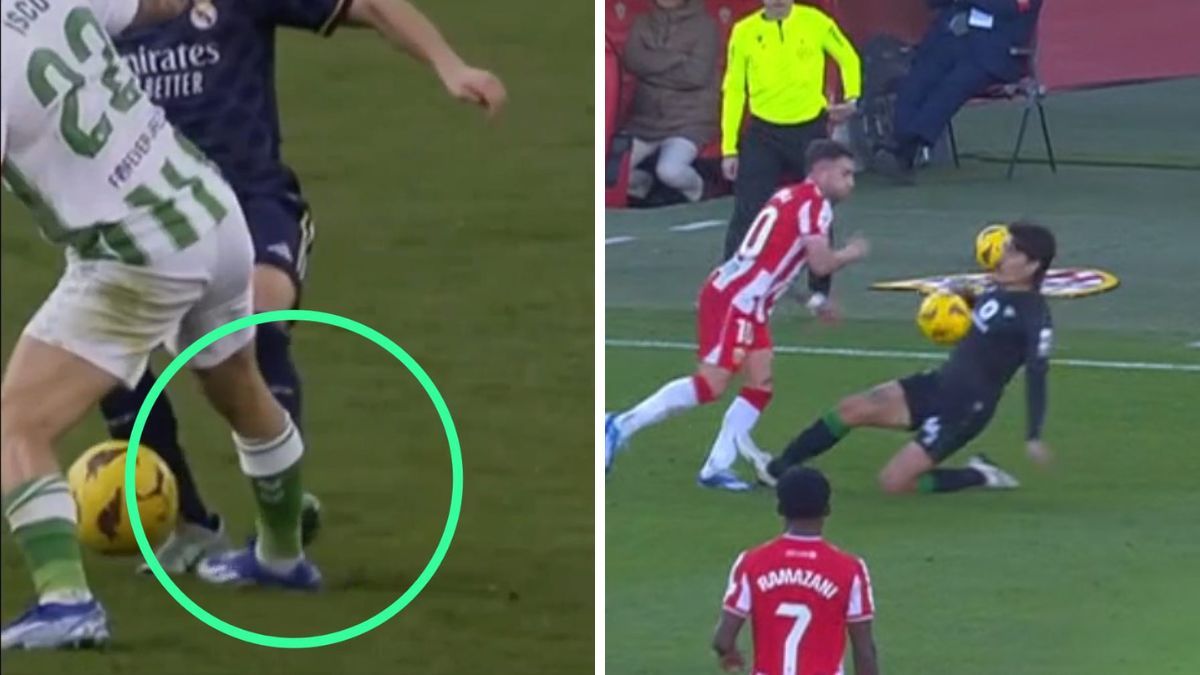  7 días de diferencia: a Bellerín le expulsan y al Real Madrid ni amarilla