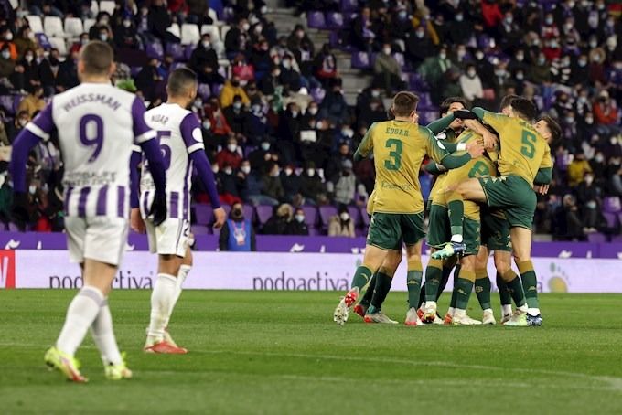  Imagen de uno de los goles del Betis al Valladolid