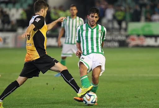 Dani Ceballos, en el Benito Villamarín.
