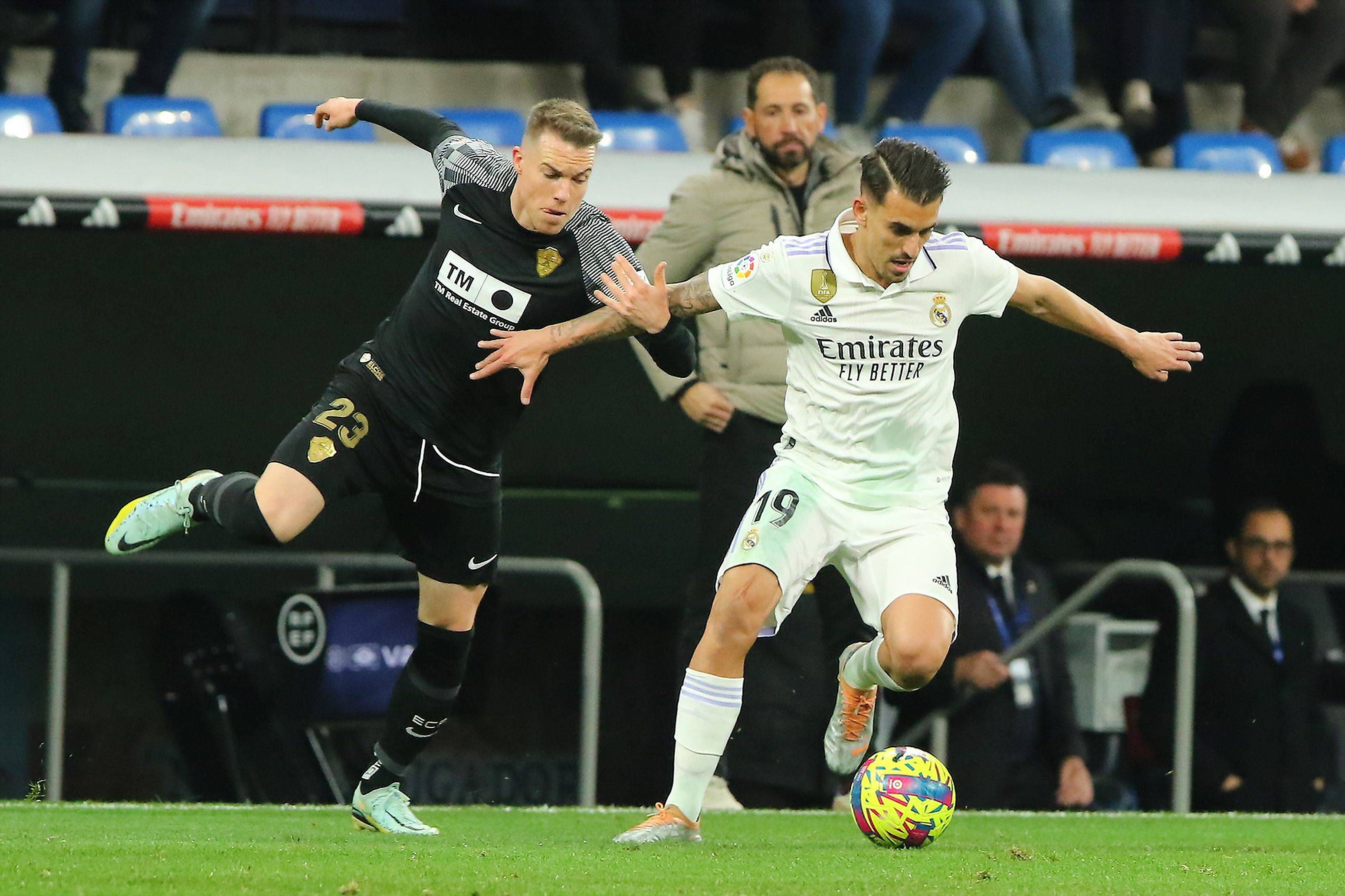  Dani Ceballos, durante el Real Madrid-Elche.