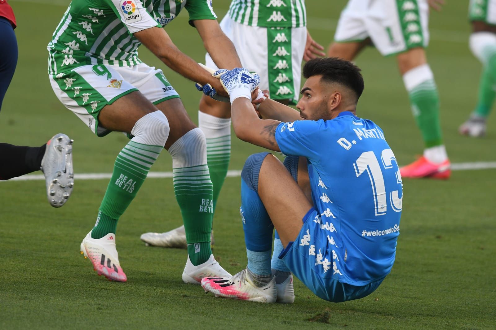 Dani Martín, ante Osasuna.