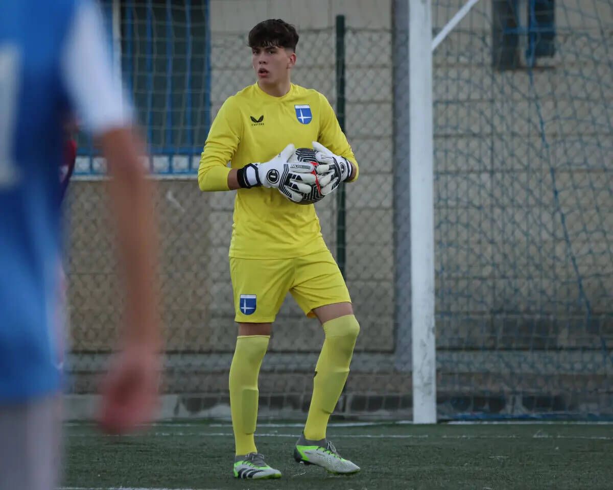  David Benítez, con el Altair.