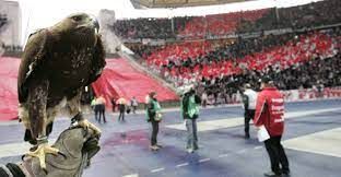  Attila, la mascota del Eintracht de Frankfurt.