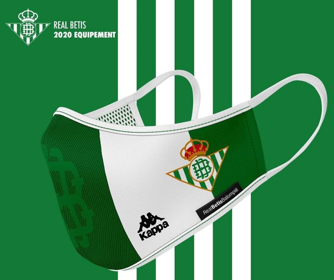  Diseño de la mascarilla del Betis.