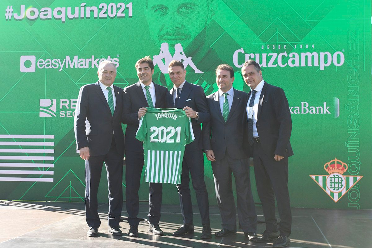 Ángel Haro y Joaquín, en la renovación del portuense.