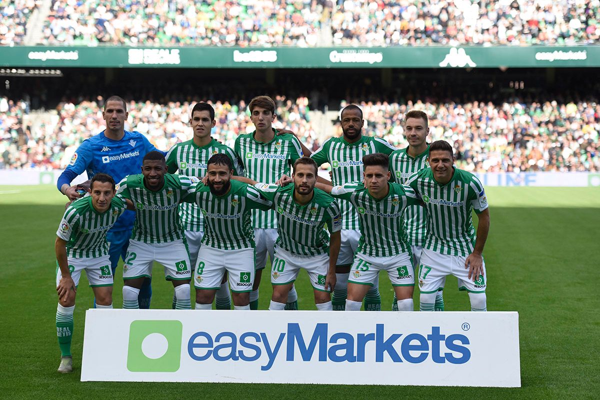  Once del Betis ante el Valencia.